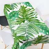 Max Tropical Plants Crane Printed Tablecloths Waterproof Polyester 140*260CM L