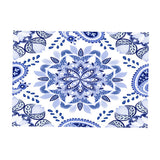 Max Tropical Plants Crane Printed Tablecloths Waterproof Polyester 140*260CM O