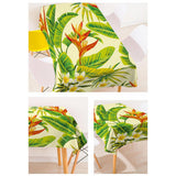 Max Tropical Plants Crane Printed Tablecloths Waterproof Polyester 140*260CM P