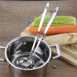 Max Stainless Steel Soup Spoon Ladle Skimmer Colander Filter Scooping Ladle