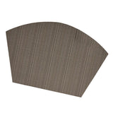 Max Heat-insulated Tableware Mat Table Mat Dining Pad Dark Gray Vertical Stripes