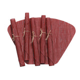 Max Heat-insulated Tableware Mat Table Mat Dining Pad Wine Red