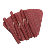 Max Heat-insulated Tableware Mat Table Mat Dining Pad Wine Red