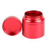 Max Aluminum Storage Box Coffee Tea Tins Canisters With Airtight Lids Red