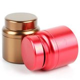 Max Aluminum Storage Box Coffee Tea Tins Canisters With Airtight Lids Red