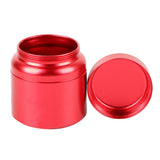 Max Aluminum Storage Box Coffee Tea Tins Canisters With Airtight Lids Red