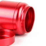 Max Aluminum Storage Box Coffee Tea Tins Canisters With Airtight Lids Red