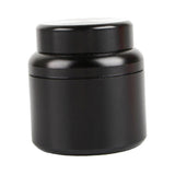 Max Aluminum Storage Box Coffee Tea Tins Canisters With Airtight Lids Black