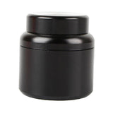 Max Aluminum Storage Box Coffee Tea Tins Canisters With Airtight Lids Black
