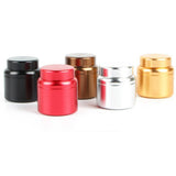 Max Aluminum Storage Box Coffee Tea Tins Canisters With Airtight Lids Black