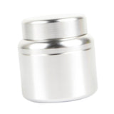 Max Aluminum Storage Box Coffee Tea Tins Canisters With Airtight Lids Silver