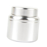 Max Aluminum Storage Box Coffee Tea Tins Canisters With Airtight Lids Silver