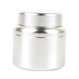 Max Aluminum Storage Box Coffee Tea Tins Canisters With Airtight Lids Silver