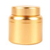 Max Aluminum Storage Box Coffee Tea Tins Canisters With Airtight Lids  Gold