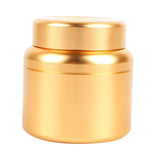 Max Aluminum Storage Box Coffee Tea Tins Canisters With Airtight Lids  Gold