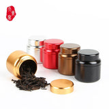 Max Aluminum Storage Box Coffee Tea Tins Canisters With Airtight Lids  Gold