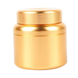 Max Aluminum Storage Box Coffee Tea Tins Canisters With Airtight Lids  Gold