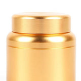 Max Aluminum Storage Box Coffee Tea Tins Canisters With Airtight Lids  Gold