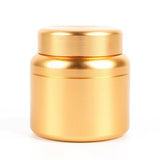 Max Aluminum Storage Box Coffee Tea Tins Canisters With Airtight Lids  Gold
