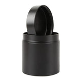 Max Small Metal Storage Box Coffee Tea Tins Canisters With Airtight Lids Black