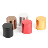 Max Small Metal Storage Box Coffee Tea Tins Canisters With Airtight Lids Gold