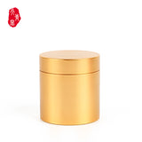 Max Small Metal Storage Box Coffee Tea Tins Canisters With Airtight Lids Gold
