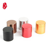 Max Small Metal Storage Box Coffee Tea Tins Canisters With Airtight Lids Gold