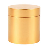 Max Small Metal Storage Box Coffee Tea Tins Canisters With Airtight Lids Gold