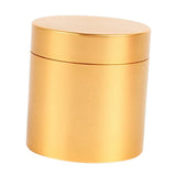 Max Small Metal Storage Box Coffee Tea Tins Canisters With Airtight Lids Gold