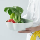 Max Double Layered Drain Basket Vegetable Fruit Washing Kitchen Storage Red