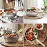 Maxbell  Aluminum Sauce Soup Milk Pan Nonstick Saucepan with Pour Spout Stockpot 16cm