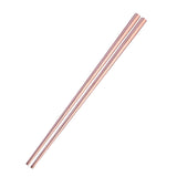 Maxbell 304 Stainless Steel Square Chopsticks Polished for Kitchen Hotel Rose Gold - Aladdin Shoppers