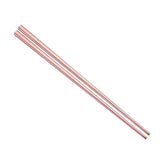 Maxbell 304 Stainless Steel Square Chopsticks Polished for Kitchen Hotel Rose Gold - Aladdin Shoppers