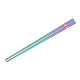 Maxbell 304 Stainless Steel Square Chopsticks Polished for Kitchen Hotel Multicolor - Aladdin Shoppers