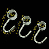 Max 5pcs Stainless Steel Coat Rack Organizer Towel Hat Bag Robe Hanging Hook D