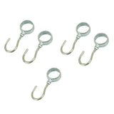 Max 5pcs Stainless Steel Coat Rack Organizer Towel Hat Bag Robe Hanging Hook D