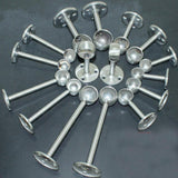 Max 2pcs Stainless Steel Wardrobe Pipe Lever Support Closet Rod Bracket Flange B