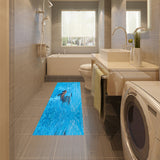Max 3D Wall Sticker Self Adhesive Tile Wall Sticker DIY Floor Decor Dolphin