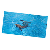 Max 3D Wall Sticker Self Adhesive Tile Wall Sticker DIY Floor Decor Dolphin