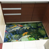 Max 3D Wall Sticker Self Adhesive Tile Wall Sticker DIY Floor Decor Fish