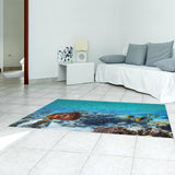 Max 3D Wall Sticker Self Adhesive Tile Wall Sticker DIY Floor Decor Marine Fish