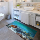 Max 3D Wall Sticker Self Adhesive Tile Wall Sticker DIY Floor Decor Marine Fish