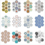 Max 10pcs Floor Stickers PVC Tile Stickers Removable Wall Stickers Home Decor A