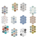 Max 10pcs Floor Stickers PVC Tile Stickers Removable Wall Stickers Home Decor A