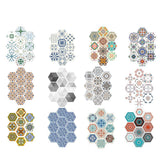 Max 10pcs Floor Stickers PVC Tile Stickers Removable Wall Stickers Home Decor A