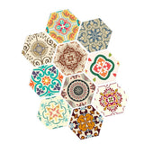 Max 10pcs Floor Stickers PVC Tile Stickers Removable Wall Stickers Home Decor C