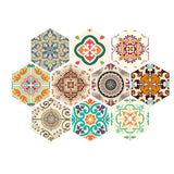 Max 10pcs Floor Stickers PVC Tile Stickers Removable Wall Stickers Home Decor C