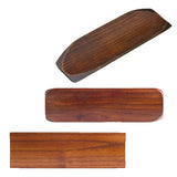 Maxbell Wooden Napkin Holder Sushi Plate Rectangular Towel Tray Dish Bevel Edge - Aladdin Shoppers