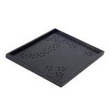 Max Hollow Cherry Wood Tray Wooden Plate Home Tea Cup Tea Tray 36X27X2cm Black