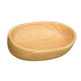 Max Wooden Salad Bowl Wavy Serving Bowl Mixing Bowl for Dessert Fruit 17X10X4cm